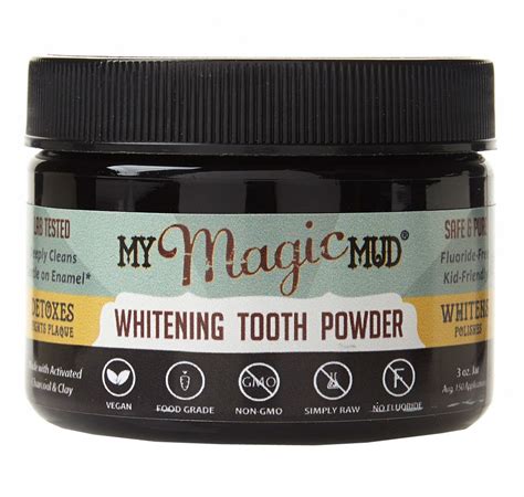 My magic mud whitening tooth powrder